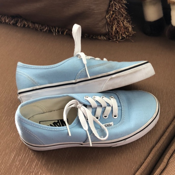 Vans Shoes - Light blue vans!